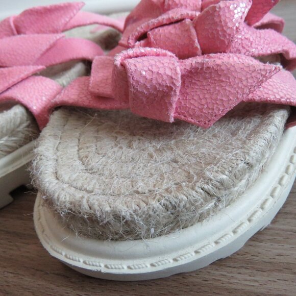 ALEXANDRE BIRMAN Lolita Espadrille Flat Slide Sandals Fresh In Pink - Size US 11 - Picture 6 of 16